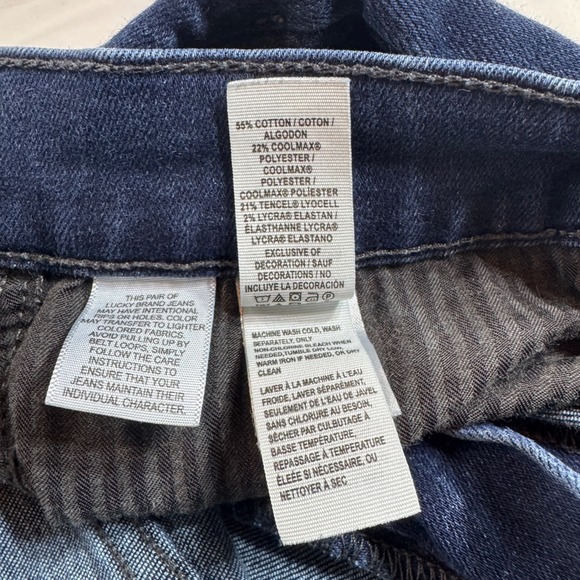 Lucky Brand 221 Straight Fit Dark Wash Men's Jeans Size 34x32 - Picture 6 of 11